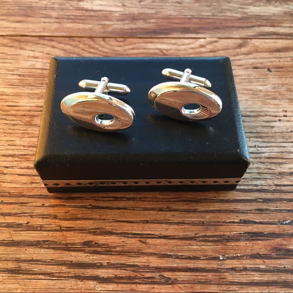 Vintage Swank—Cuff Links With Box - Picture 1 of 6